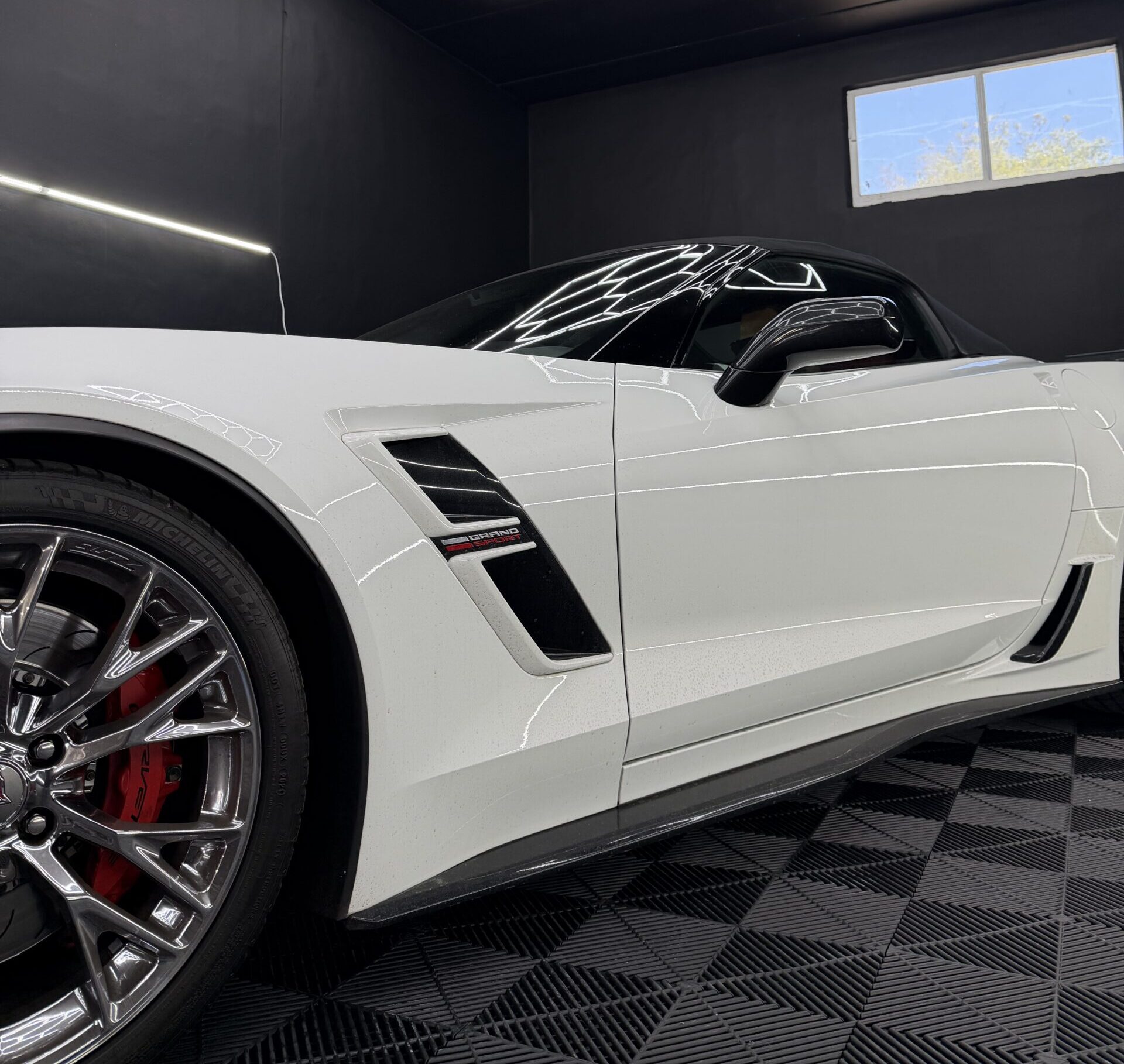 Motiv Auto paint protection services for a Corvette in Pompano Beach